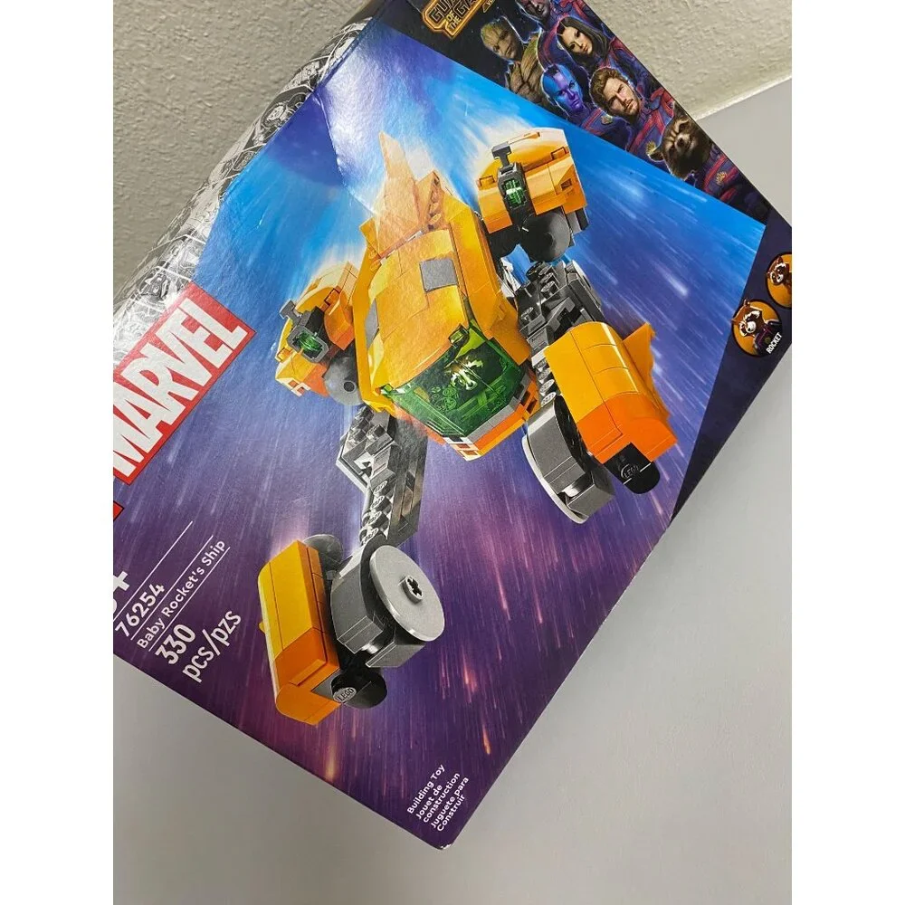 NEW Lego 76254 Marvel  Baby Rocket's Ship 330 pcs